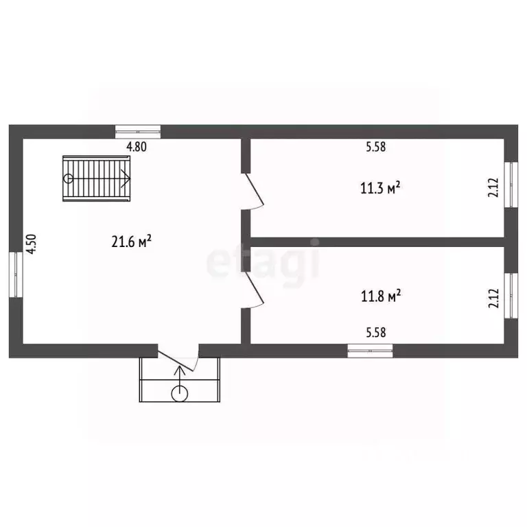 Дом в Псковская область, Порховский муниципальный округ, д. Хилово ул. ... - Фото 2