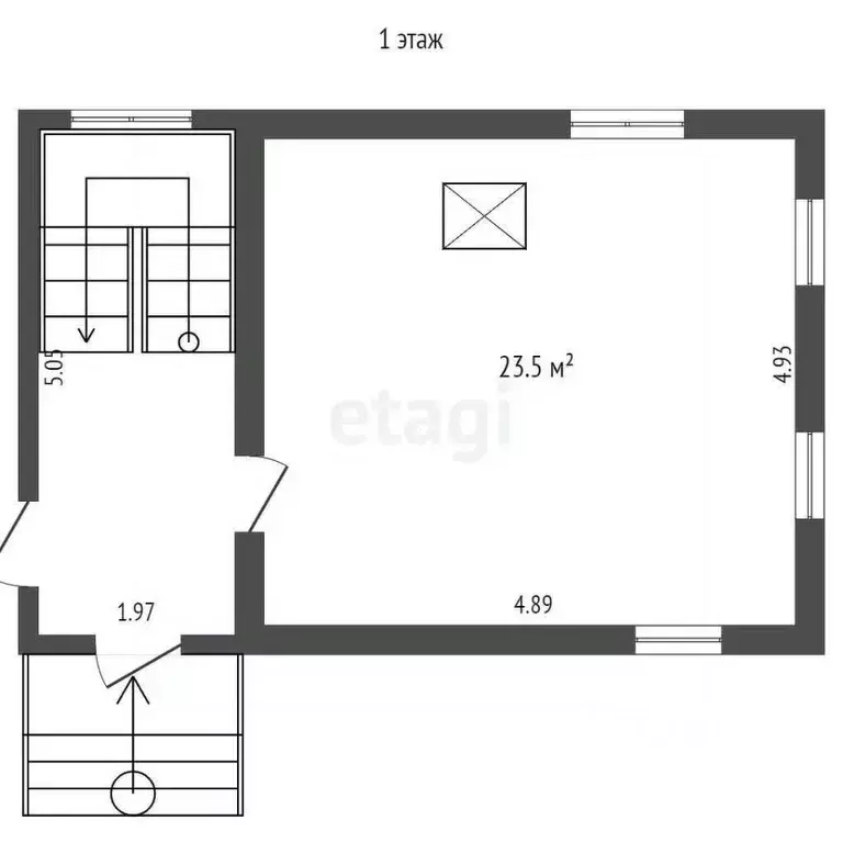 Дом в Пермский край, д. Полуденная ул. Подлесная, 40 (24 м) - Фото 2