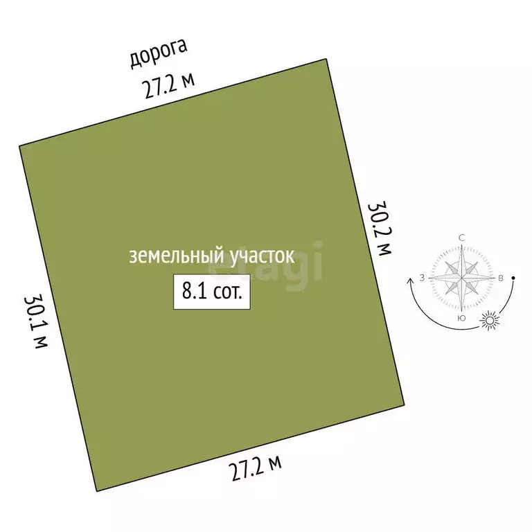 Дом в село Троицкое, 8-я Транзитная улица (99 м) - Фото 1