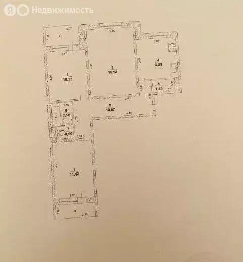 3-комнатная квартира: Ульяновск, проспект Авиастроителей, 33 (66.24 м) - Фото 1