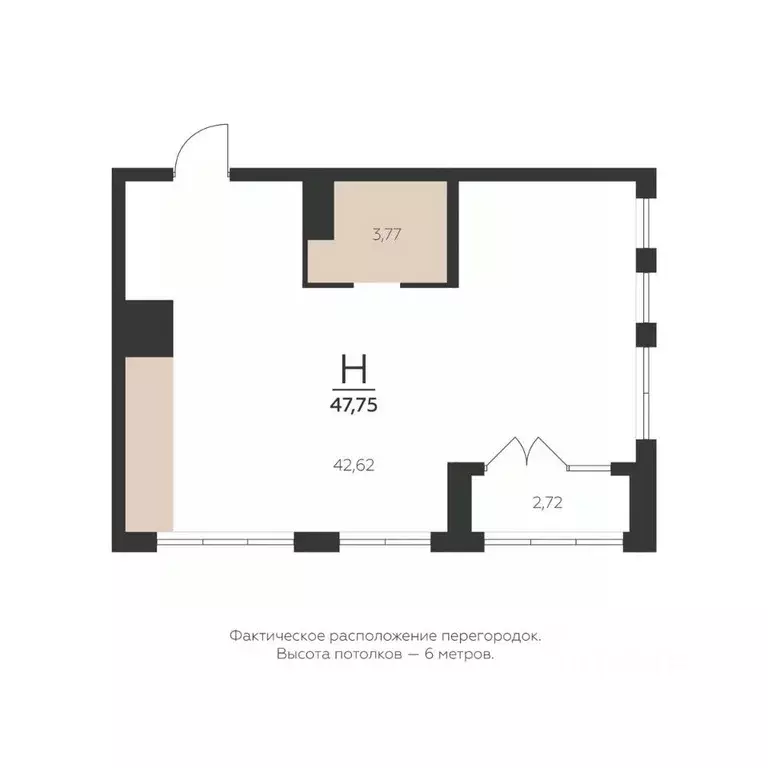 1-к кв. Тульская область, Тула городской округ, пос. Молодежный 8 ... - Фото 1