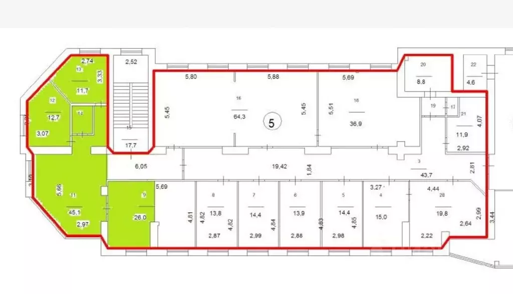 Офис в Новгородская область, Великий Новгород Нехинская ул., 8 (85 м) - Фото 2