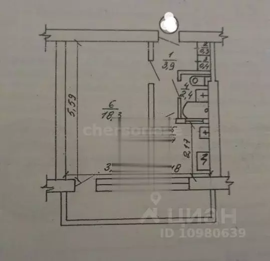1-к кв. Севастополь ул. Серафимовича, 26 (36.0 м) - Фото 2
