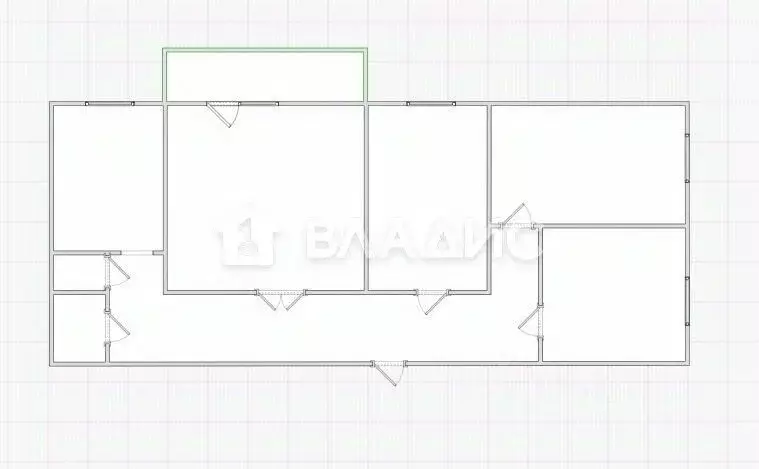 3-к кв. Пензенская область, Пенза ул. Воронова, 18 (72.2 м) - Фото 2