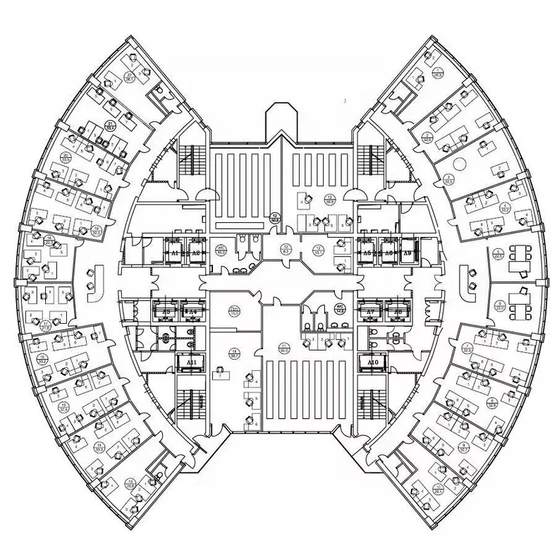 Офис в Москва наб. Тараса Шевченко, 23А (2140 м) - Фото 1