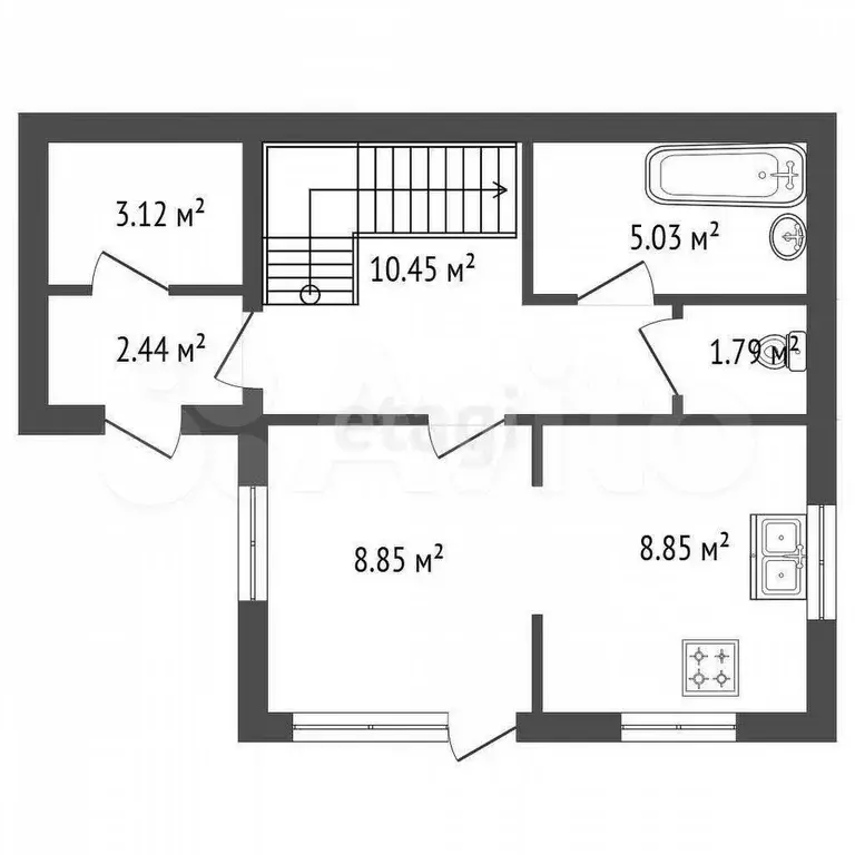 Дом 68 м на участке 8 сот. - Фото 1