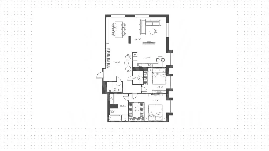 3-комнатная квартира: Москва, Верхняя улица, 20к1 (152 м) - Фото 1