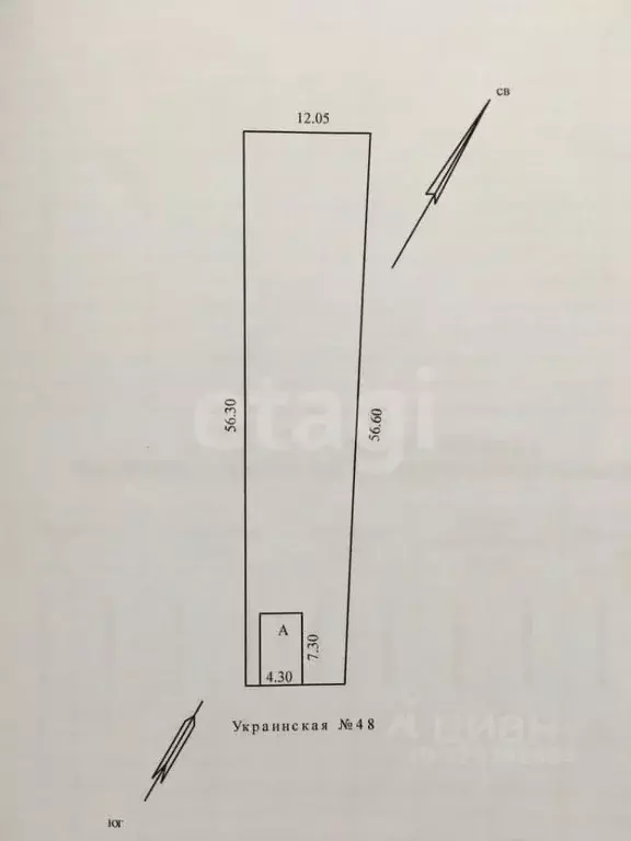 Участок в Ростовская область, Азов Азовский район, Украинская ул. (5.6 ... - Фото 2