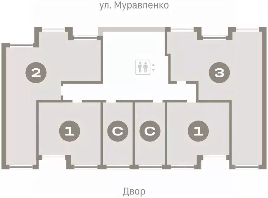 Студия Тюменская область, Тюмень ул. Муравленко, 9к3 (20.07 м) - Фото 1