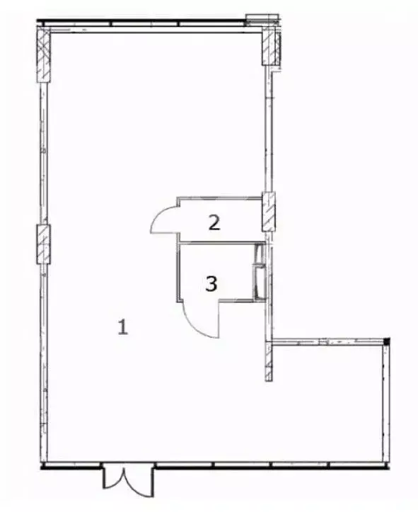 Помещение свободного назначения в Москва ул. Петра Кончаловского, 5 ... - Фото 2