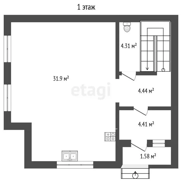 Дом в Тюмень, улица Алексея Рогожина, 17 (92.3 м) - Фото 1
