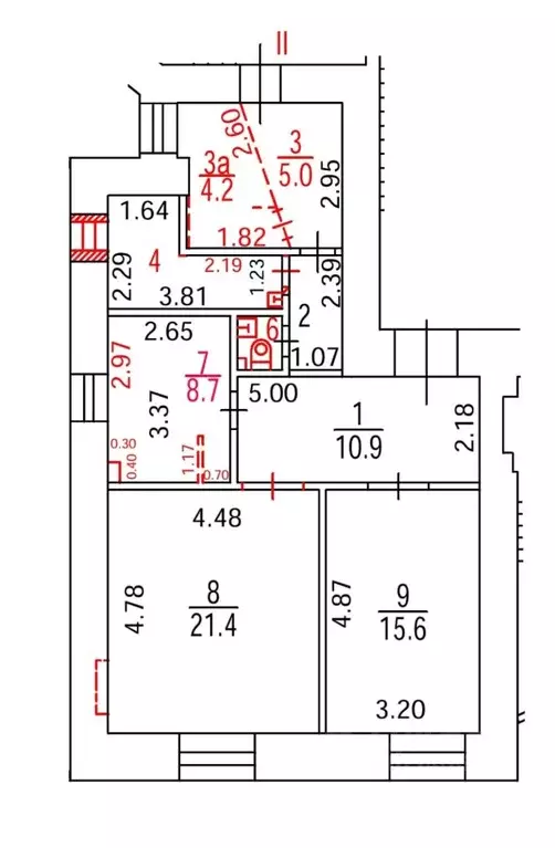 3-к кв. Москва 4-я Тверская-Ямская ул., 24 (77.4 м) - Фото 1