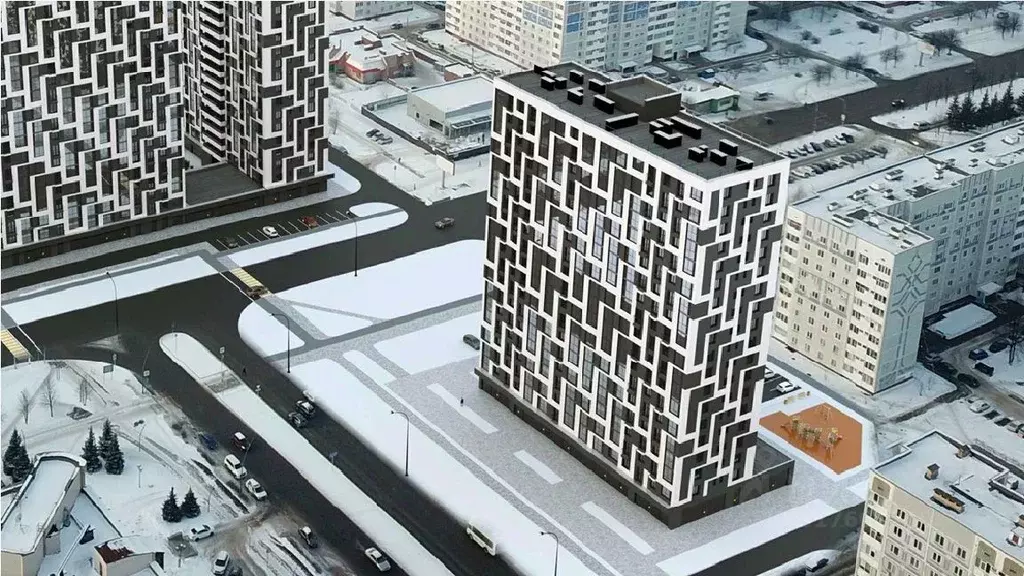 2-к кв. Татарстан, Нижнекамск ул. Баки Урманче, 12 (42.32 м) - Фото 1