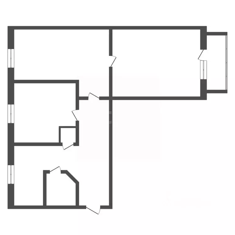 3-к кв. Амурская область, Сковородино ул. Победы, 15 (56.7 м) - Фото 1