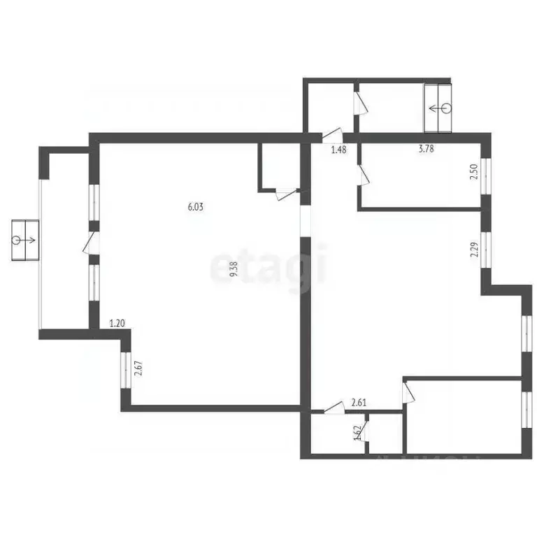 Помещение свободного назначения в Тюменская область, Тюмень ул. ... - Фото 2