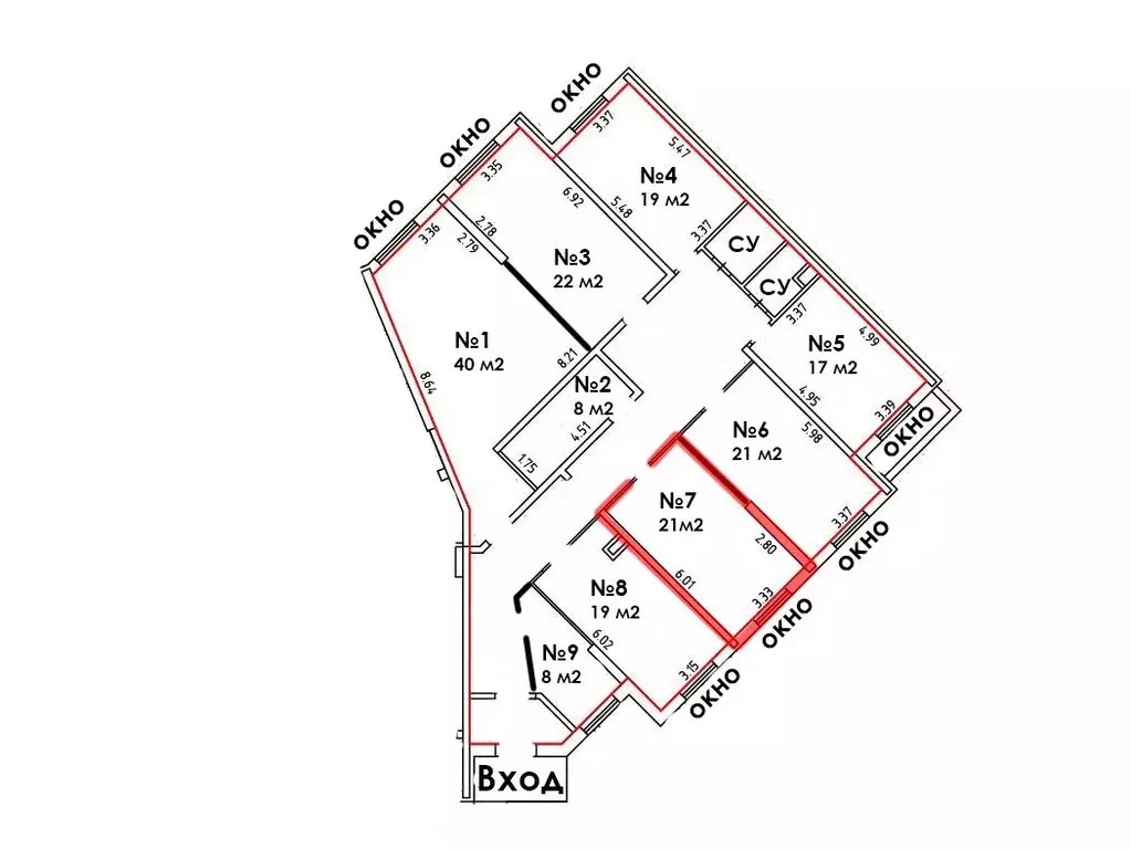 Офис в Свердловская область, Екатеринбург ул. Чкалова, 231 (21 м) - Фото 2