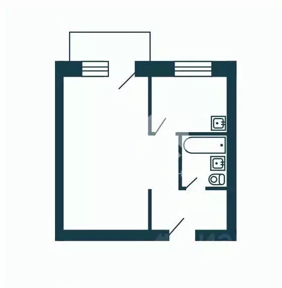 1-к кв. Новосибирская область, Новосибирск Снегири мкр, ул. ... - Фото 1