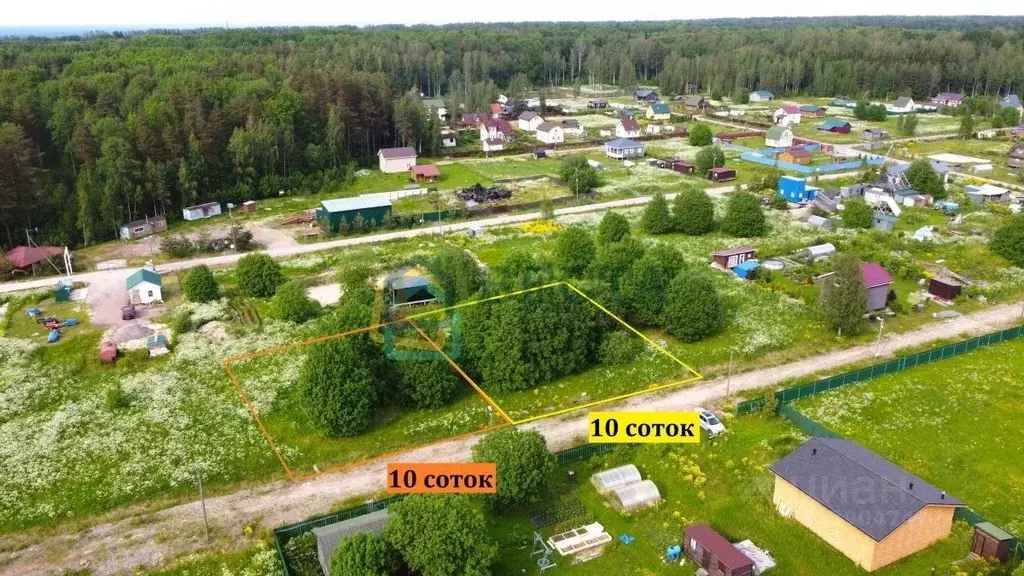 Участок в Ленинградская область, Ломоносовский район, Лопухинское ... - Фото 1