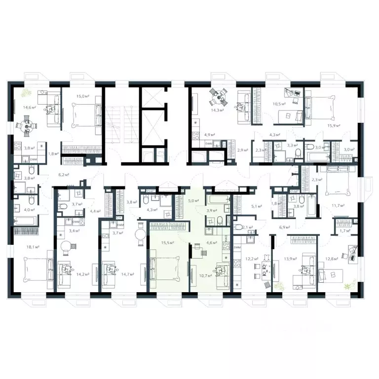 2-к кв. Приморский край, Владивосток Дом на Востоке жилой комплекс, ... - Фото 2