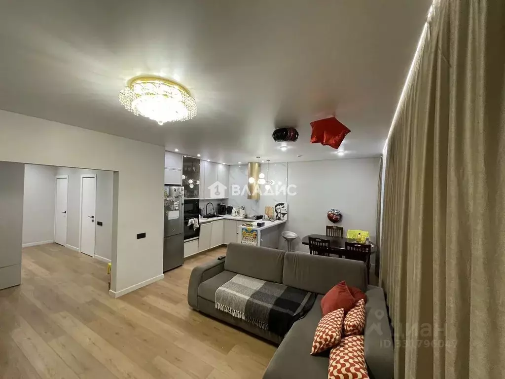 3-к кв. Бурятия, Улан-Удэ ул. Терешковой, 32А (78.5 м) - Фото 2