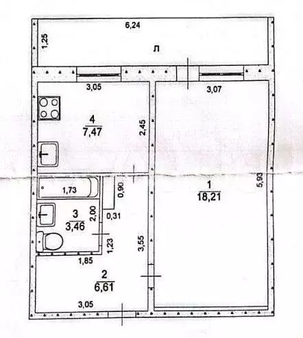 1-к. квартира, 40 м, 2/10 эт. - Фото 0