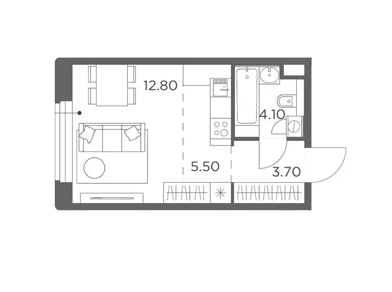 Продаётся квартира-студия, 26.1 м - Фото 0
