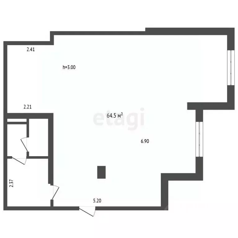 Помещение свободного назначения в Тюменская область, Тюмень Заречный ... - Фото 1