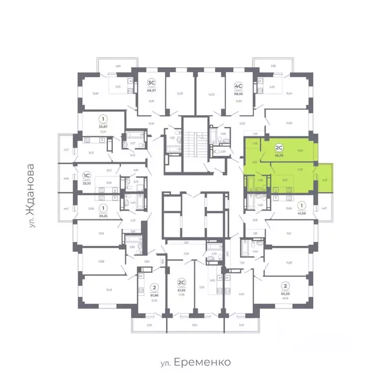 2-к кв. Ростовская область, Ростов-на-Дону Левенцовский мкр, ... - Фото 2