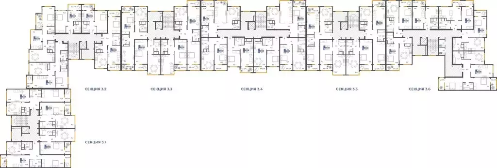 2-комнатная квартира: Перевальное, ЖК Предгорье (61.3 м) - Фото 2