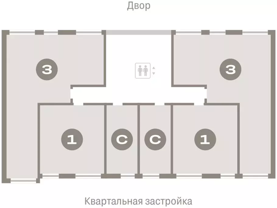 3-комнатная квартира: Тюмень, Мысовская улица, 26к1 (84.92 м) - Фото 1