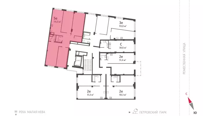 4-к квартира, 115.5 м - Фото 1