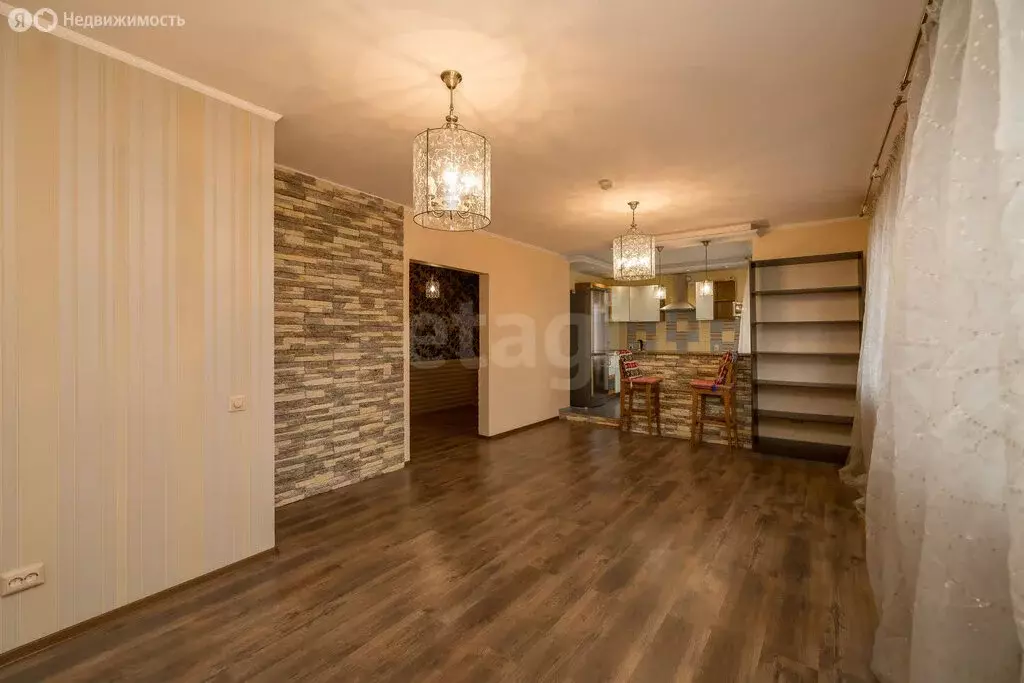 1-комнатная квартира: Тюмень, микрорайон Мыс, улица Малиновского, 6 ... - Фото 2