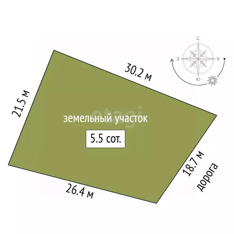 Участок в Крым, Феодосия пер. Корабельный (5.54 сот.) - Фото 2