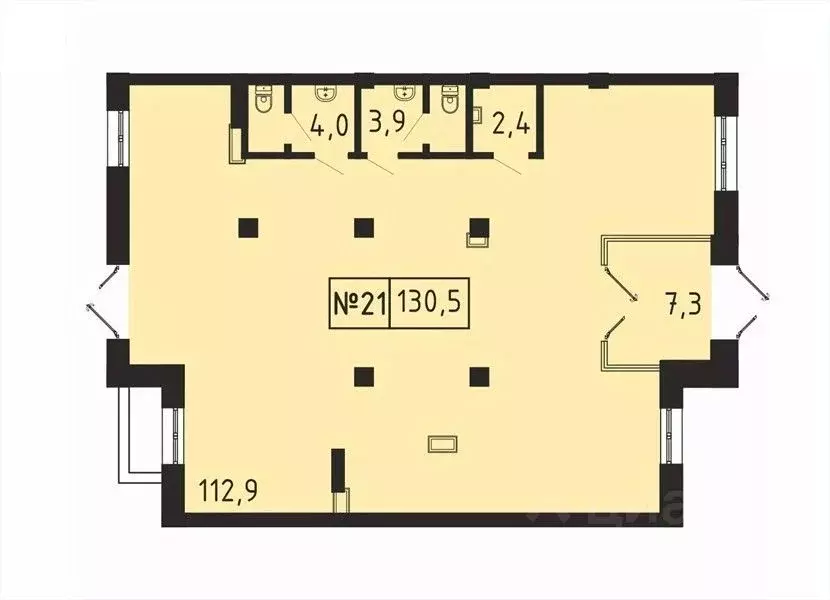 Офис в Московская область, Мытищи городской округ, д. Пирогово ... - Фото 1