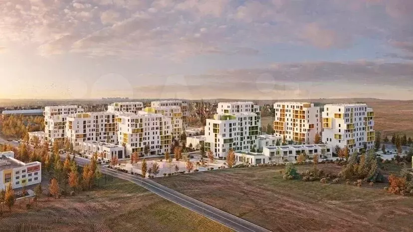 1-к. квартира, 51,9 м, 6/9 эт. - Фото 0