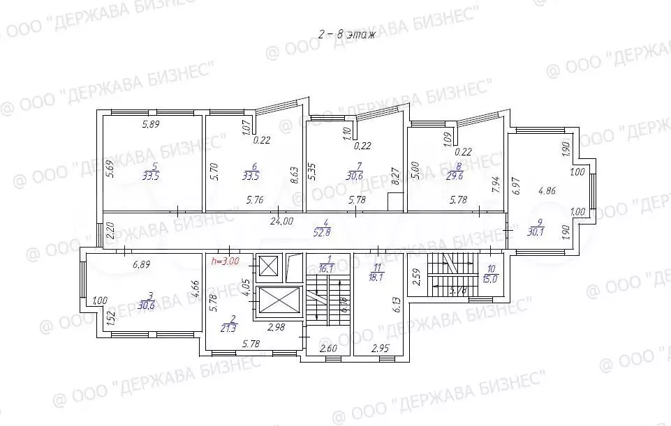 Офис В бизнес-центре, 260 м - Фото 0