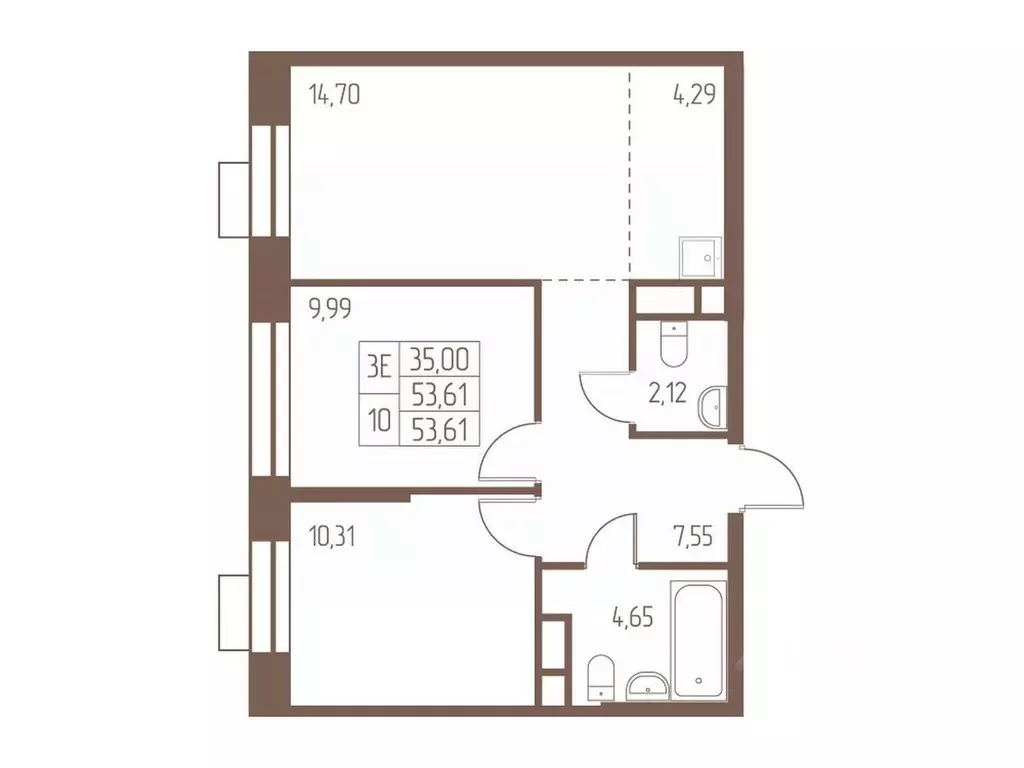 3-к кв. Московская область, Ивантеевка Пушкинский городской округ, ... - Фото 1