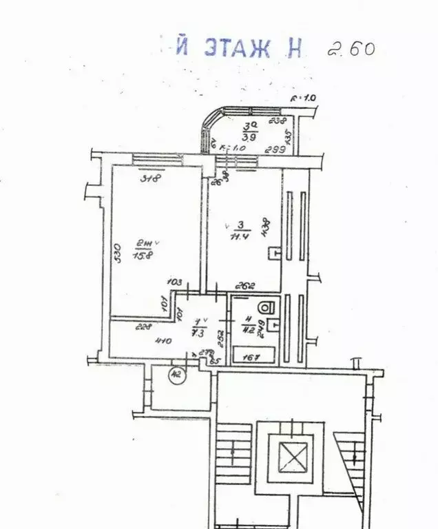 1-комнатная квартира: Калининград, Интернациональная улица, 72 (38.7 ... - Фото 0