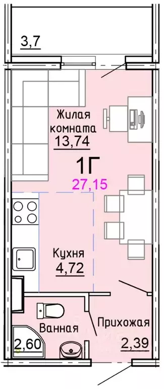 Студия Московская область, Солнечногорск городской округ, д. Голубое ... - Фото 0