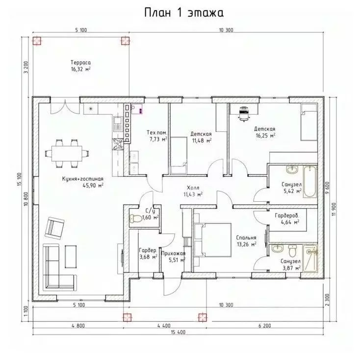 Дом в Башкортостан, Октябрьский ул. Гатиятуллина (130 м) - Фото 2