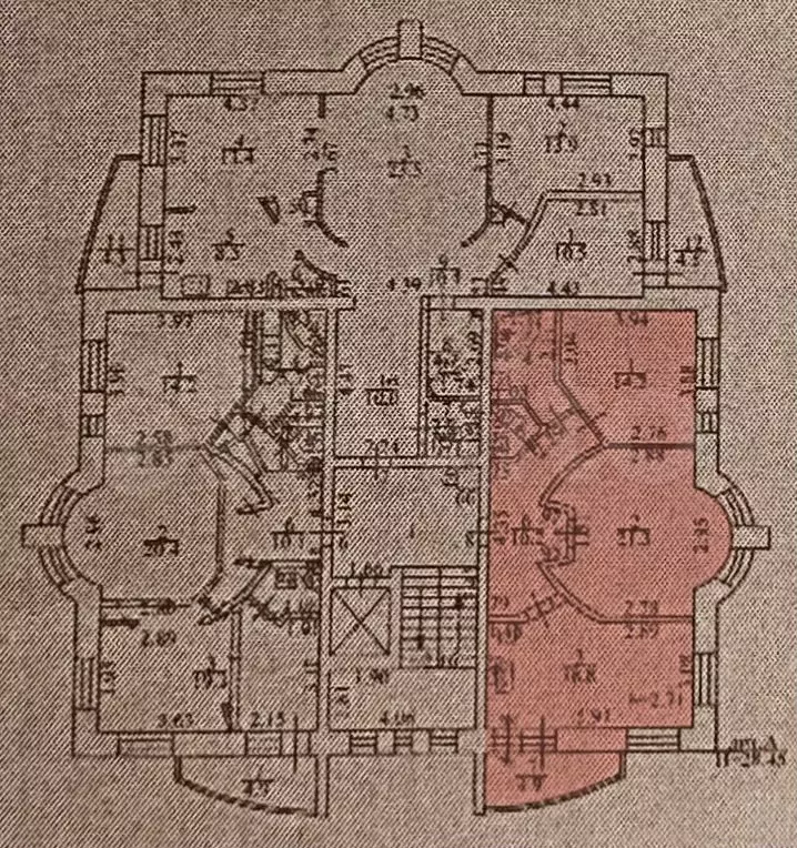 2-к. квартира, 71,6 м, 5/9 эт. - Фото 0