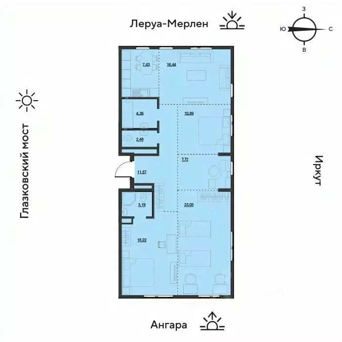 5-к кв. Иркутская область, Иркутск Затон кв-л, ул. Набережная Иркута, ... - Фото 0