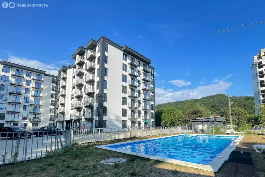 2-комнатная квартира: Дагомыс, Российская улица, 17 (29 м) - Фото 2