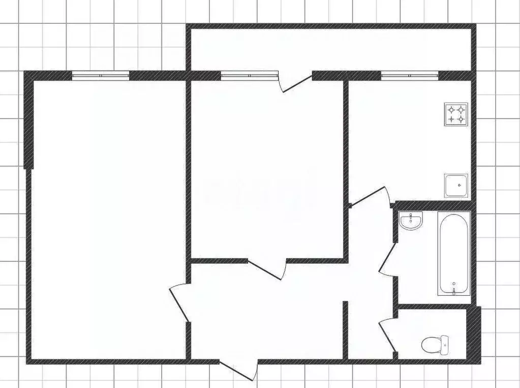2-к кв. Липецкая область, Липецк 9-й мкр, 14Б (58.0 м) - Фото 2