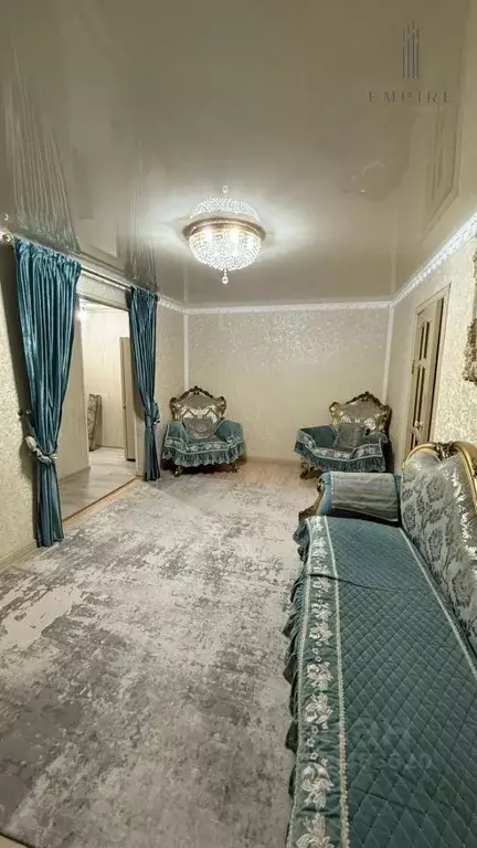 2-к кв. Чеченская республика, Аргун ул. С. Аксактемирова, 25 (48.0 м) - Фото 0
