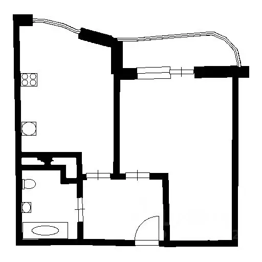 1-к кв. Санкт-Петербург ул. Димитрова, 41к1 (37.7 м) - Фото 2