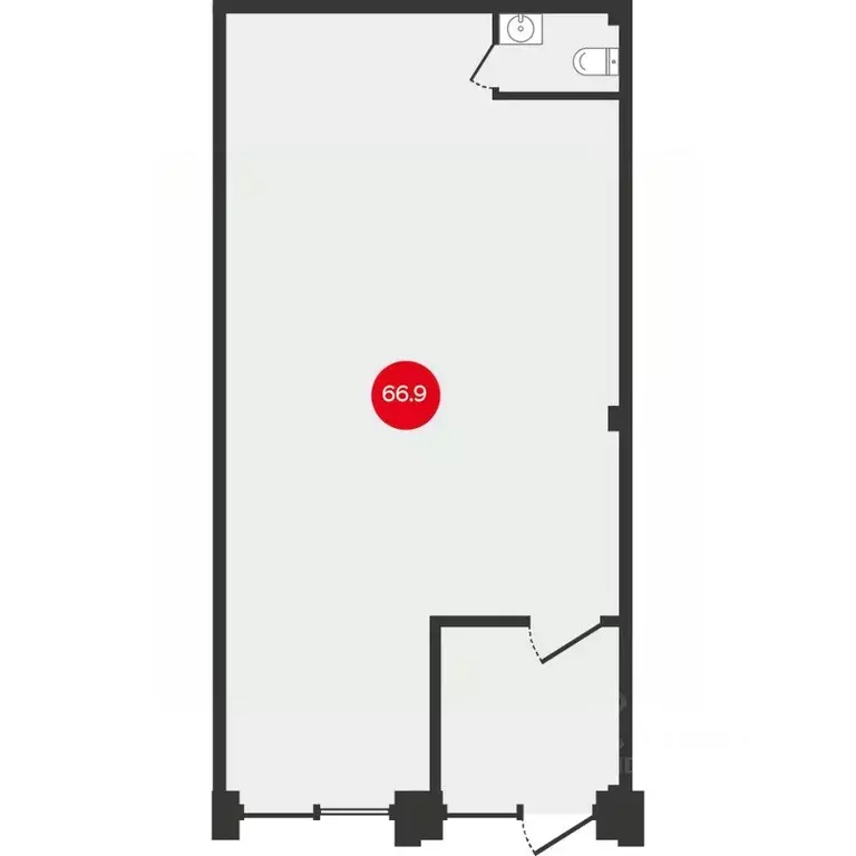 Торговая площадь в Новосибирская область, Новосибирск Первомайская ... - Фото 1