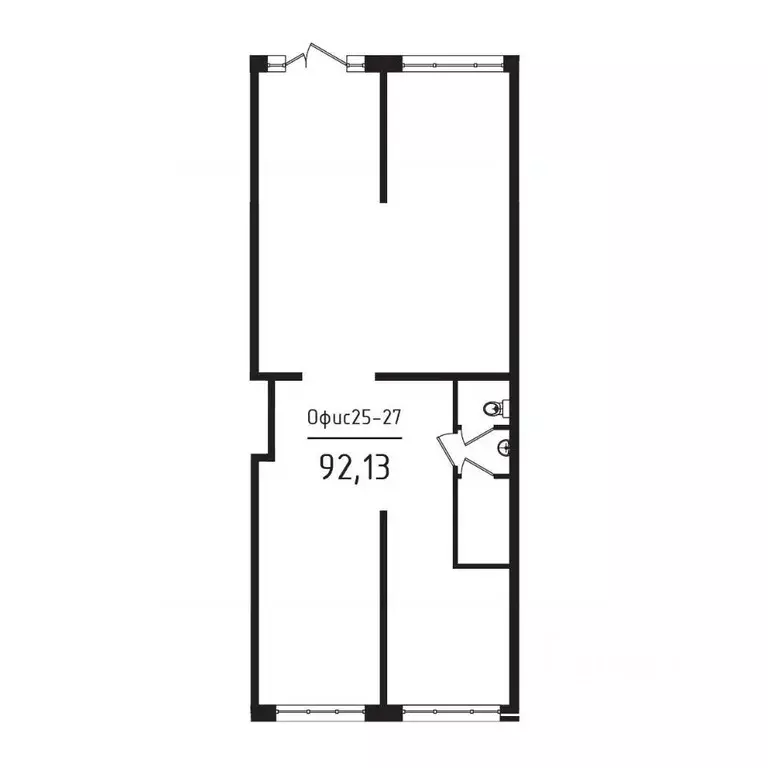 Офис в Адыгея, Майкоп Степная ул. (92 м) - Фото 1