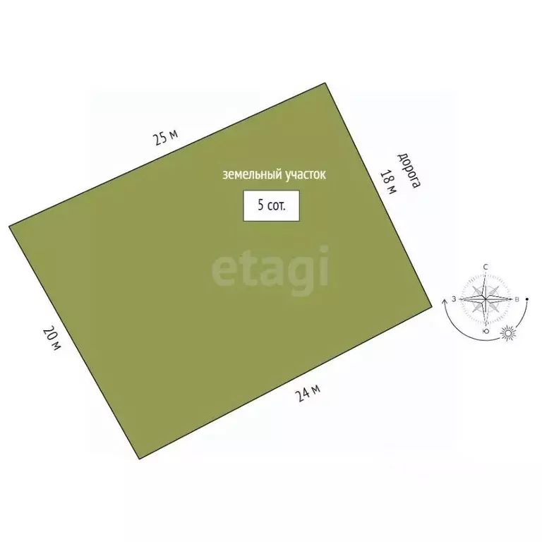 Участок в Севастополь ш. Крепостное (5.0 сот.) - Фото 2