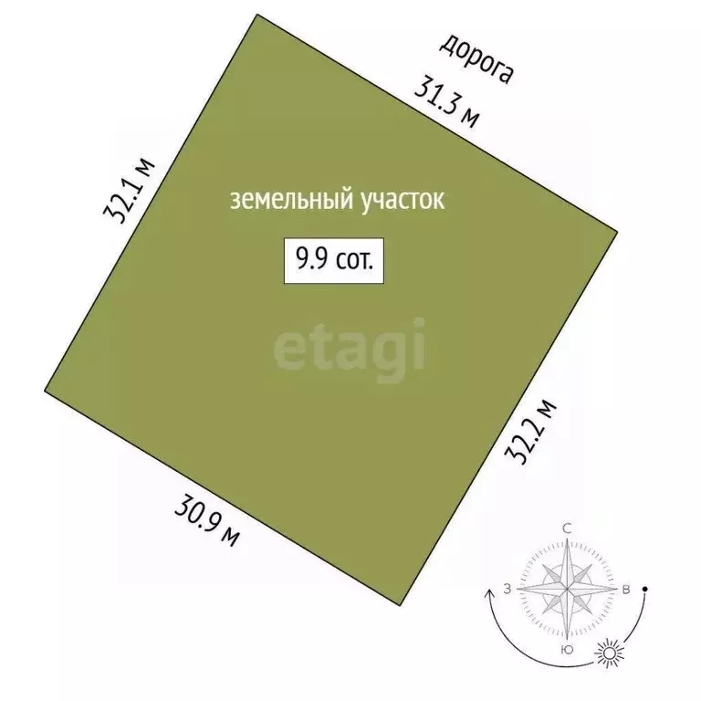 Участок в Тюменская область, Тюменский муниципальный округ, с. ... - Фото 2